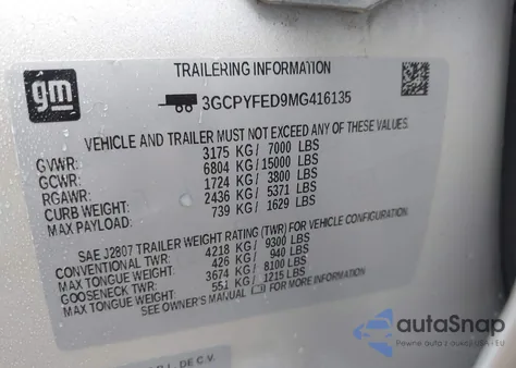 2021 Chevrolet Silverado 1500 4Wd Standard Bed Lt Trail Boss from USA, damaged, VIN 3GCPYFED9MG416135